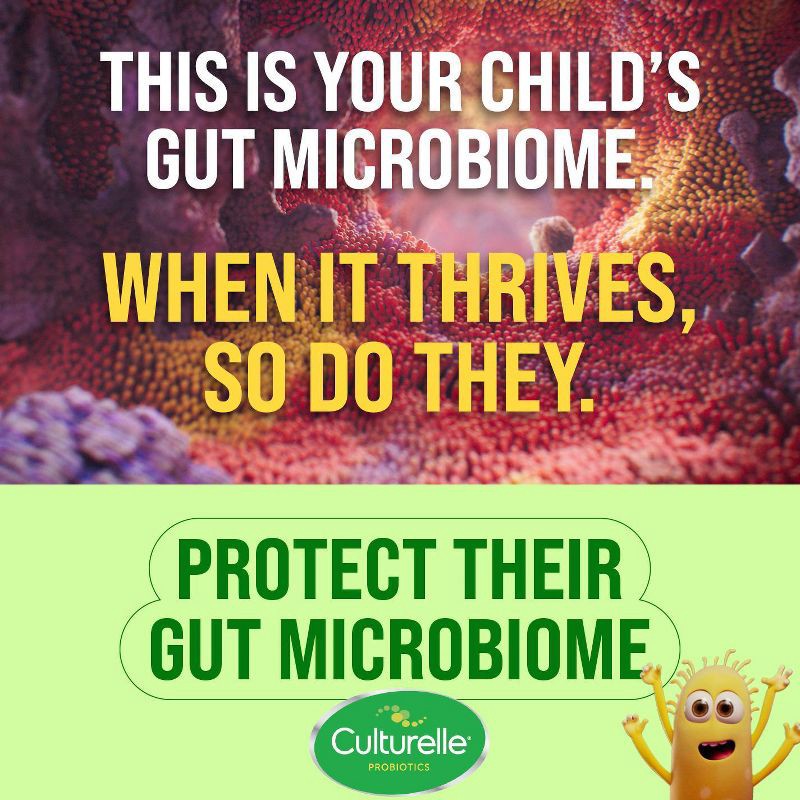 slide 14 of 15, Culturelle Kids Daily Immune Defense Probiotic + Elderberry, Vitamin C and Zinc Chewable for Oral Health - 30ct, 30 ct