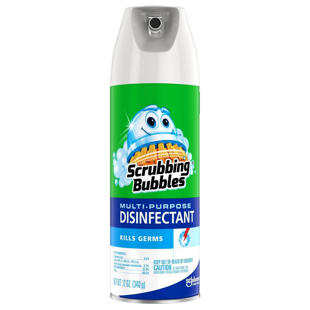 slide 2 of 5, Scrubbing Bubbles Multi-Purpose Disinfectant Spray - 12oz, 12 oz