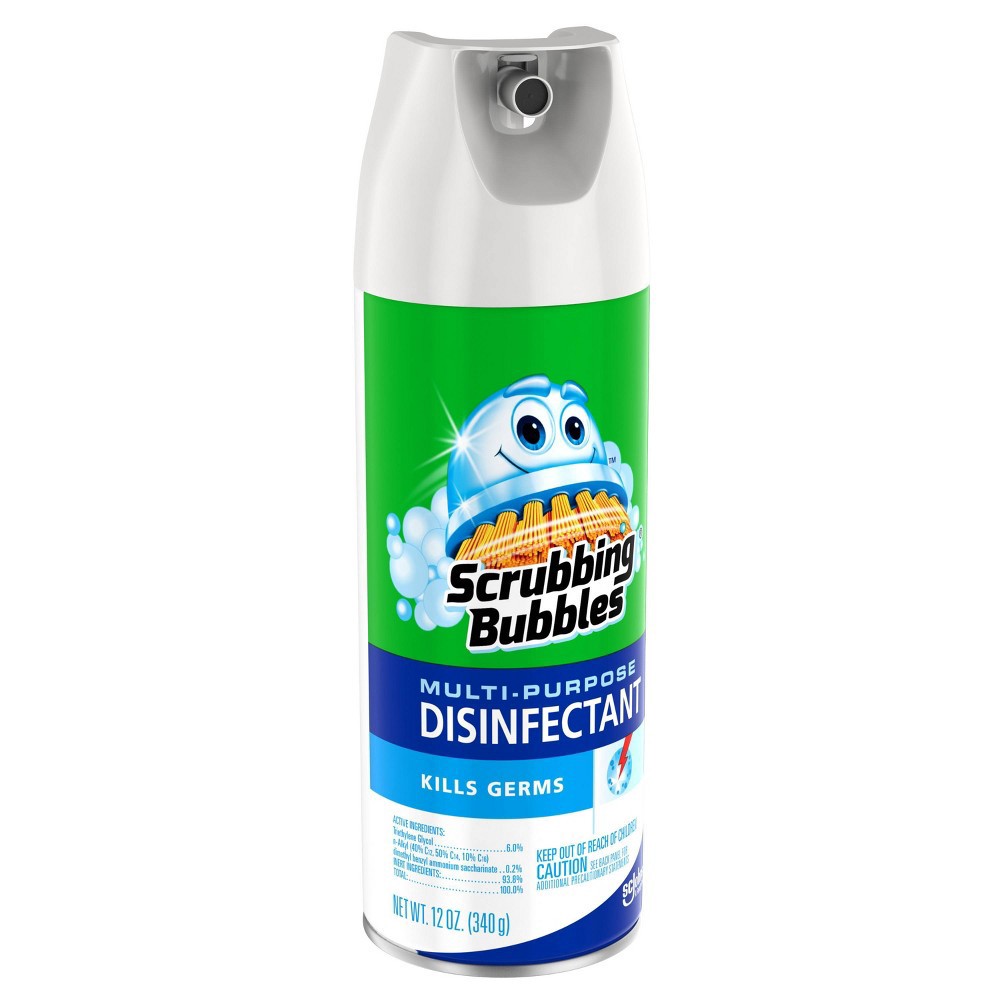 slide 4 of 5, Scrubbing Bubbles Multi-Purpose Disinfectant Spray - 12oz, 12 oz