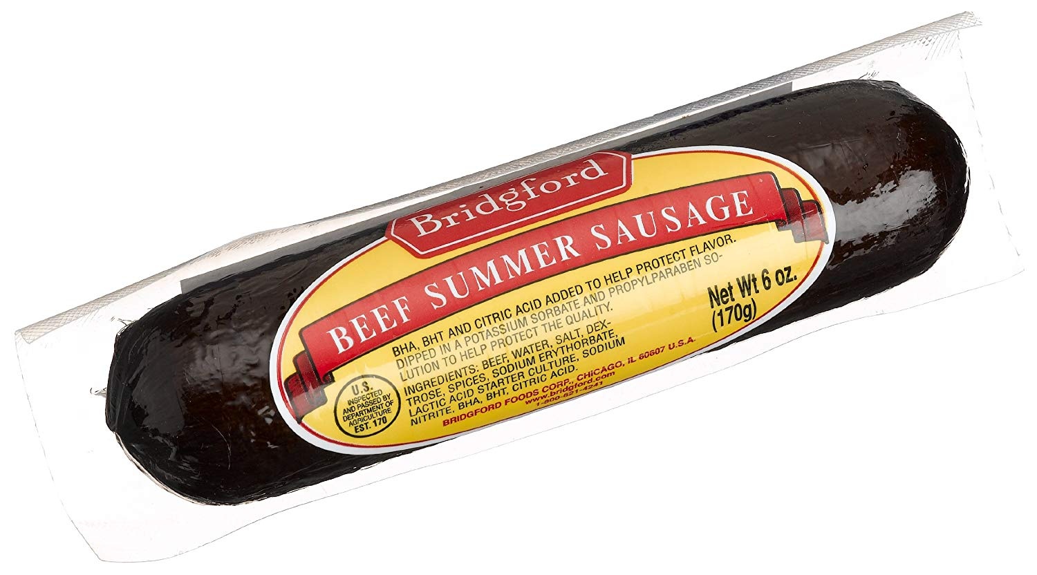 slide 1 of 1, Bridgford Turkey Summer Sausage, 11 oz