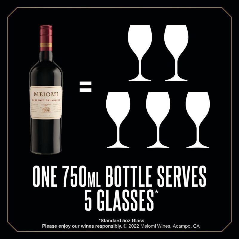 slide 7 of 14, Meiomi Cabernet Sauvignon Red Wine - 750ml Bottle, 750 ml