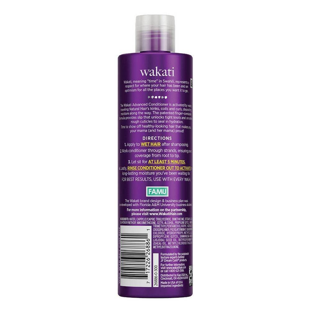 slide 2 of 5, Wakati Paraben & Sulfate Free Water-Activated Detangling Conditioner with Natural Shea and Jojoba Oil for Natural Hair, 8 fl oz