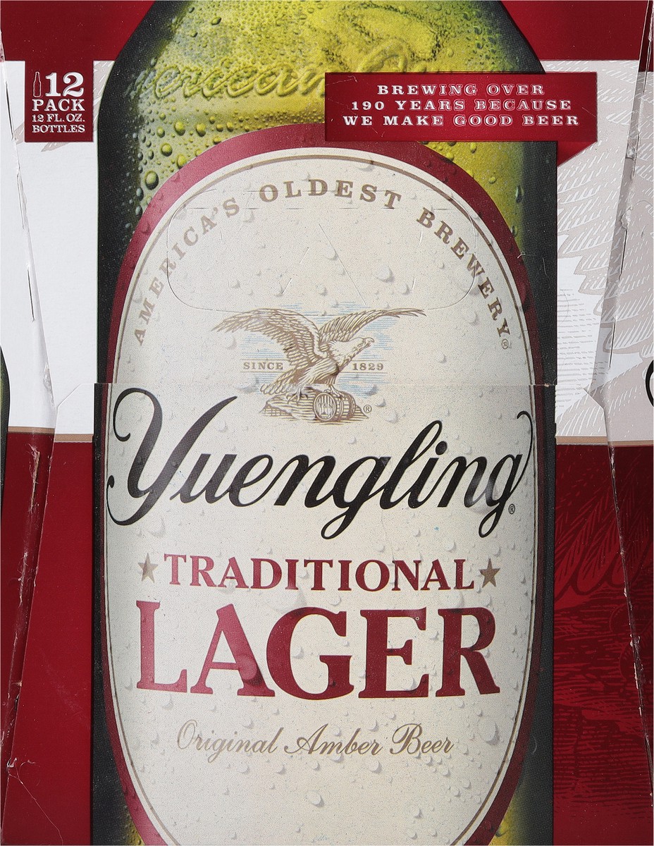 slide 9 of 9, Yuengling Traditional Lager Beer 12 - 12 fl oz Bottles, 12 ct; 12 oz