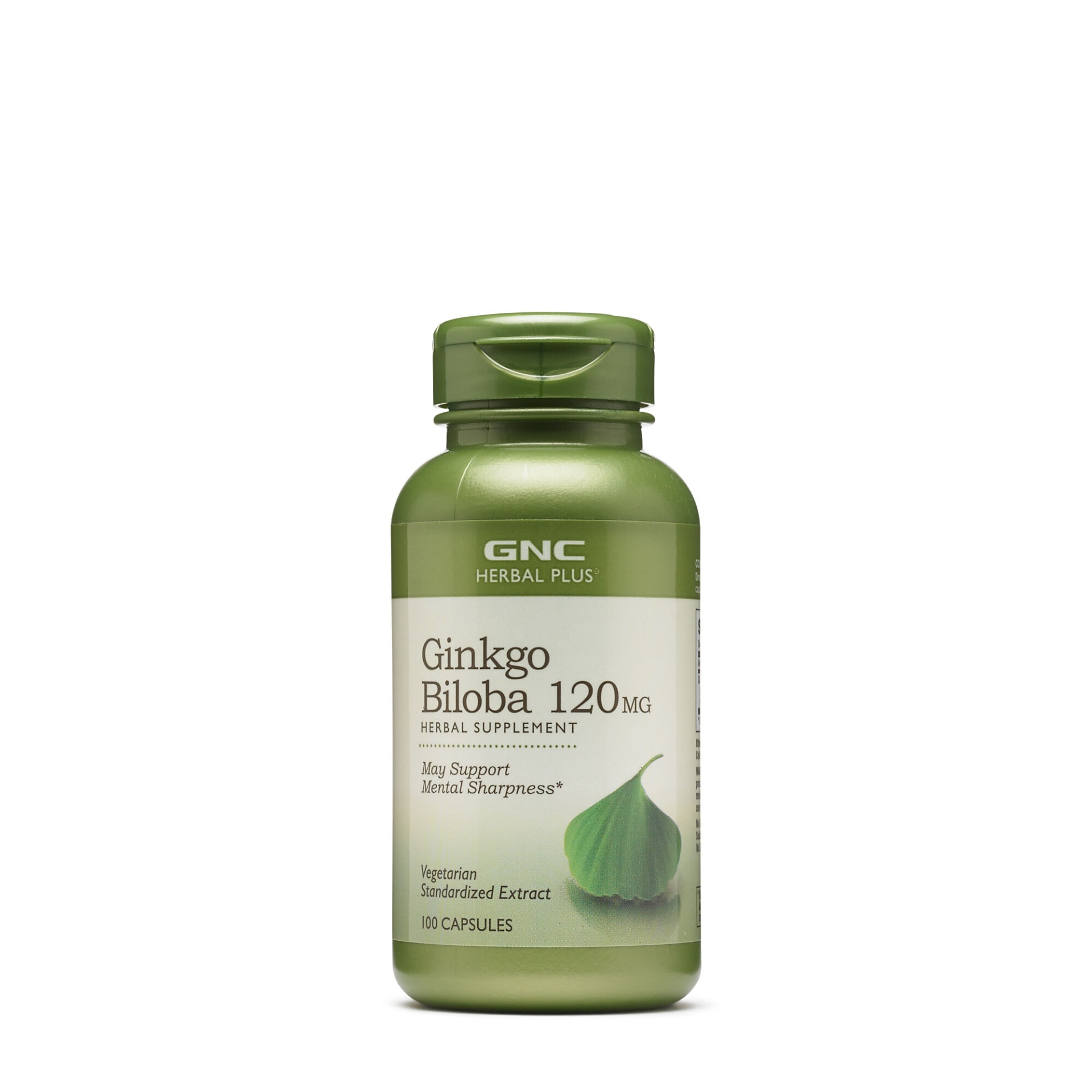 slide 1 of 1, GNC Herbal Plus Ginkgo Biloba 120MG, 100 ct