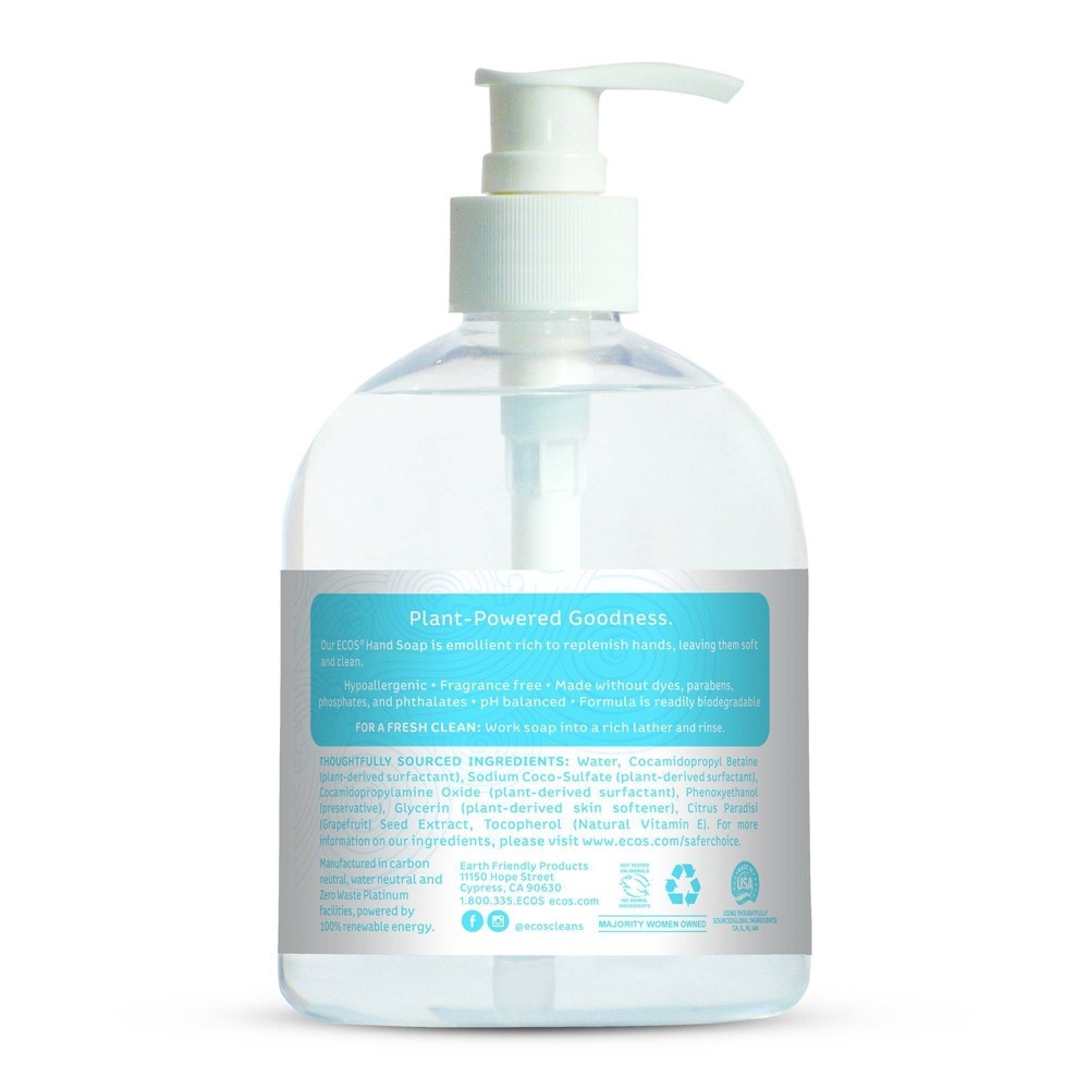 slide 2 of 2, ECOS Hand Soap - Free & Clear, 17 fl oz
