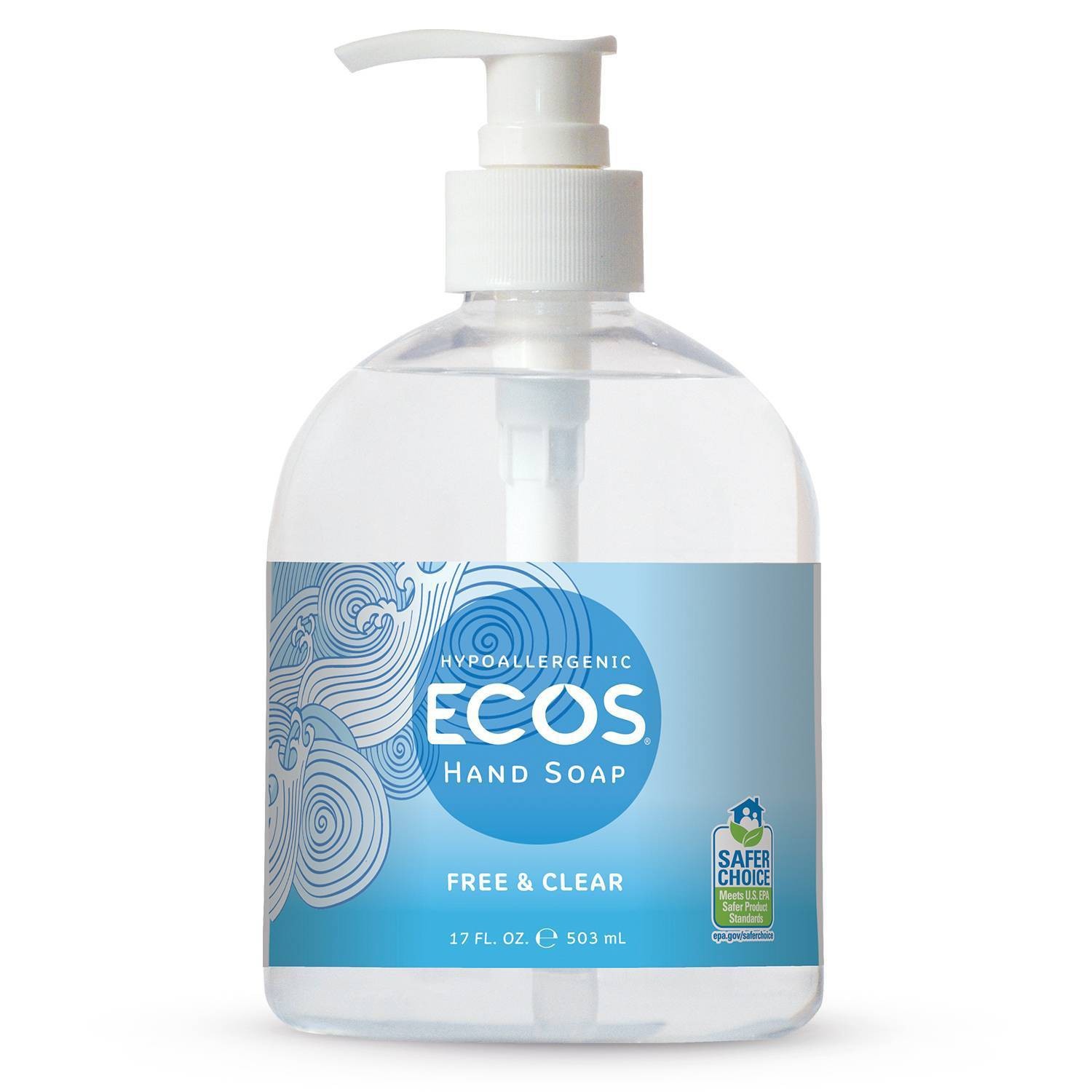 slide 1 of 2, ECOS Hand Soap - Free & Clear, 17 fl oz