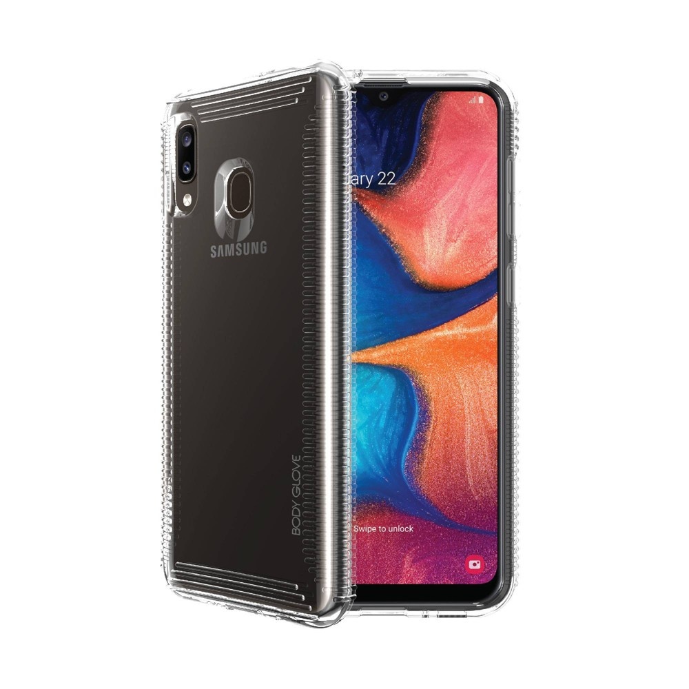 slide 3 of 5, Fellowes Body Glove Prizm Phone Case for Samsung Galaxy A20 - Clear, 1 ct