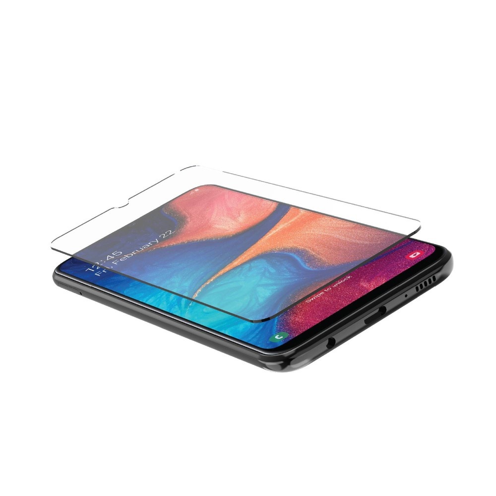 slide 3 of 4, Fellowes DuraGlass Tempered Glass Screen Protector for Samsung Galaxy A20 - Clear, 1 ct