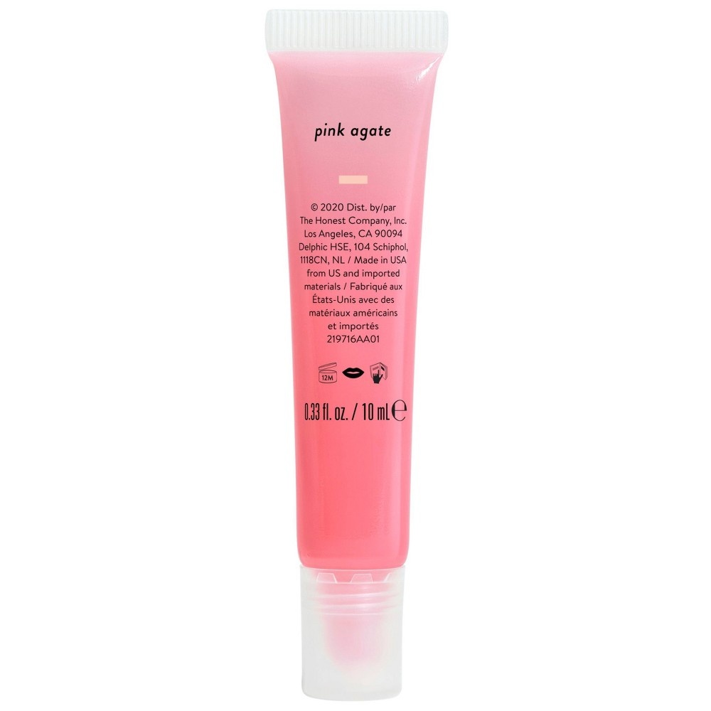 slide 3 of 7, Honest Beauty Gloss - C Lip Gloss - Pink Agate with Coconut Oil - 0.33 fl oz, 0.33 fl oz