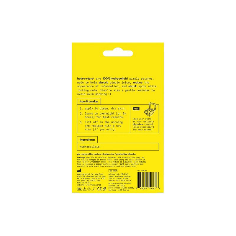 slide 2 of 6, Starface Hydro-Star Pimple Patches Refill - 32ct, 32 ct