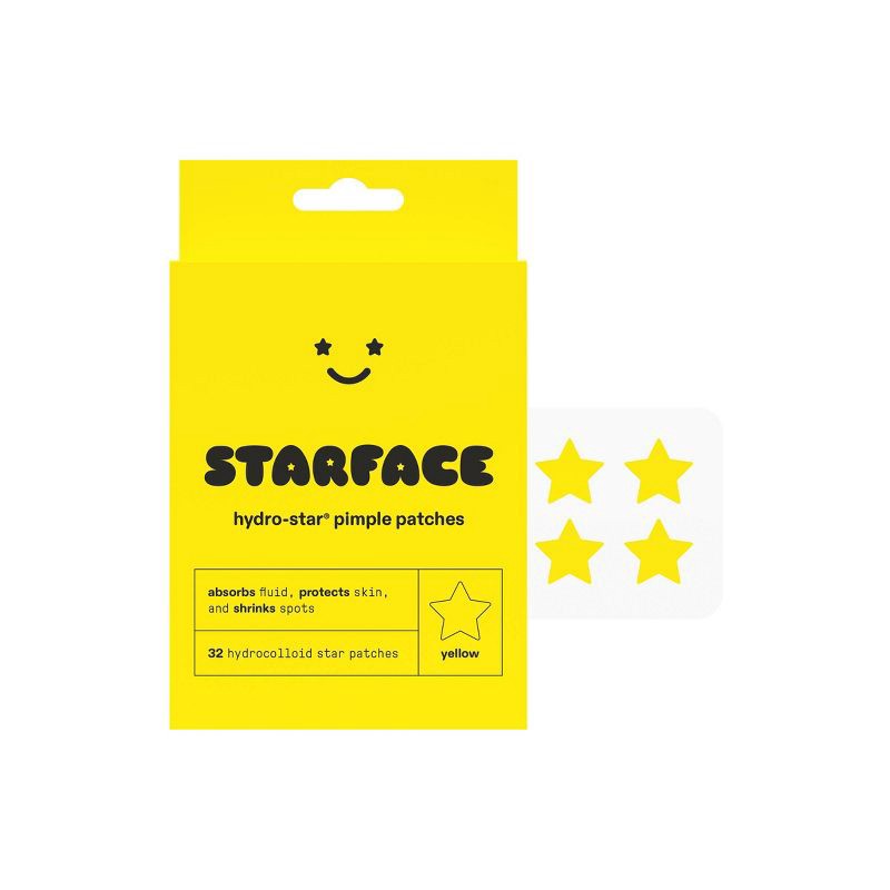 slide 1 of 6, Starface Hydro-Star Pimple Patches Refill - 32ct: Vegan, Spot Treatment, Designed for Acne-Prone Skin, 32 ct