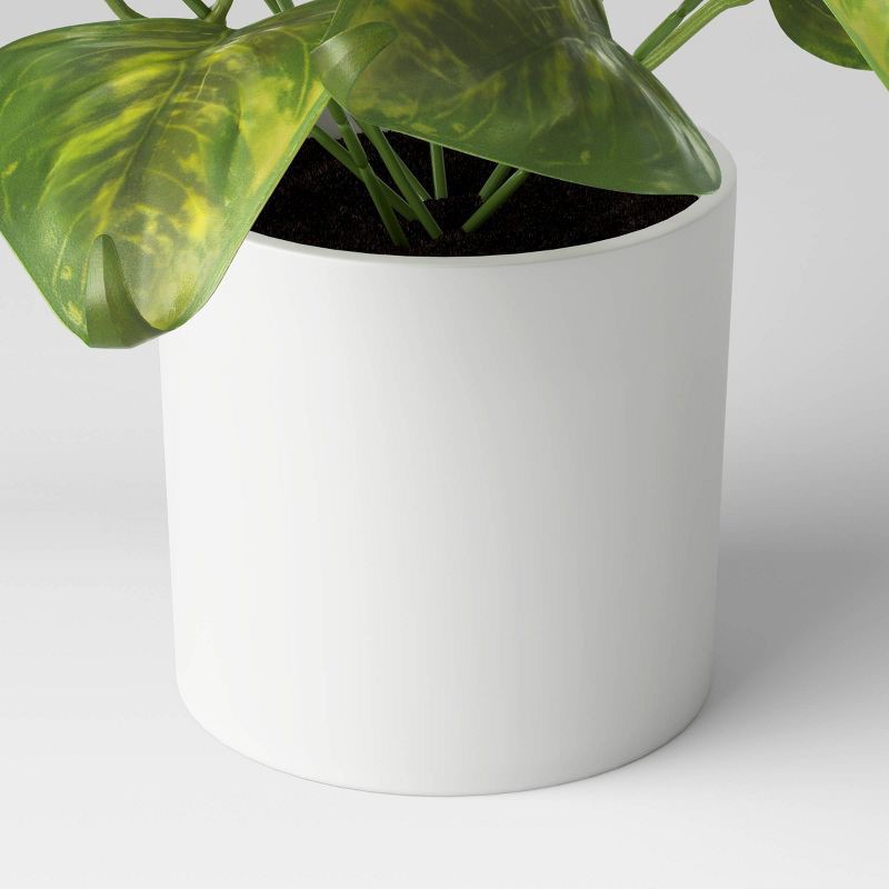 slide 2 of 4, 10" x 9" Artificial Leaf Arrangement - Threshold, 1 ct