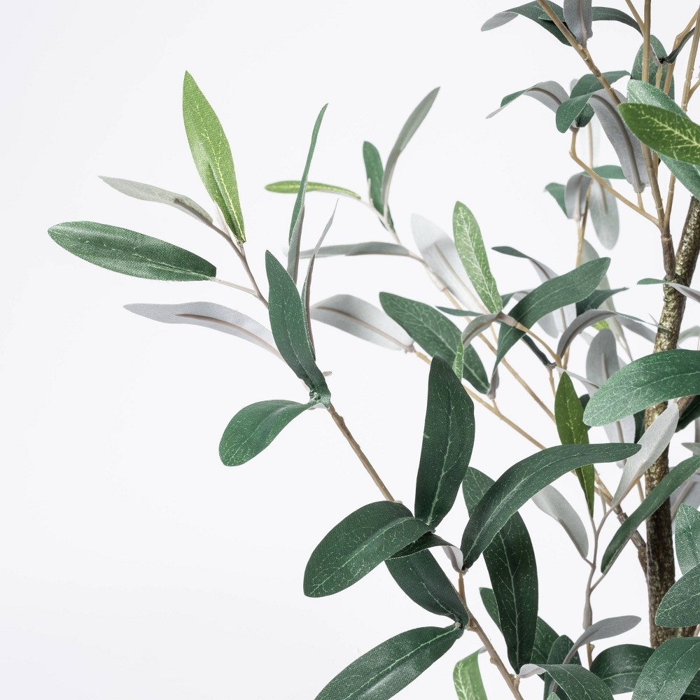 slide 4 of 5, Threshold designed w/Studio McGee 37" Artificial Olive Bush Tree in Pot Black - Threshold designed with Studio McGee, 1 ct