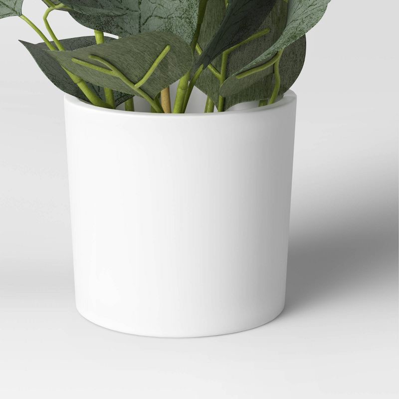 slide 4 of 4, 10" x 10" Artificial Eucalyptus Arrangement - Threshold, 1 ct