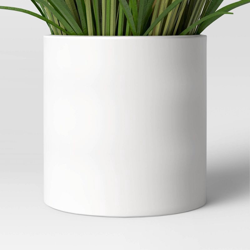 slide 4 of 4, 25" x 15" Artificial Onion Grass Arrangement in Ceramic Pot - Threshold™: Indoor Faux Foliage Decor, 1 ct