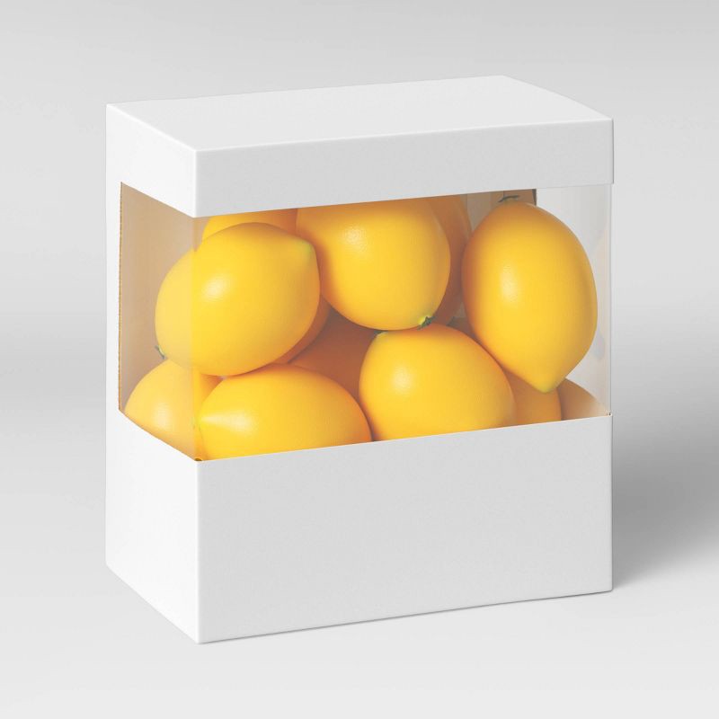 slide 3 of 3, 10pc Decorative Lemon Filler Yellow - Threshold™, 10 ct
