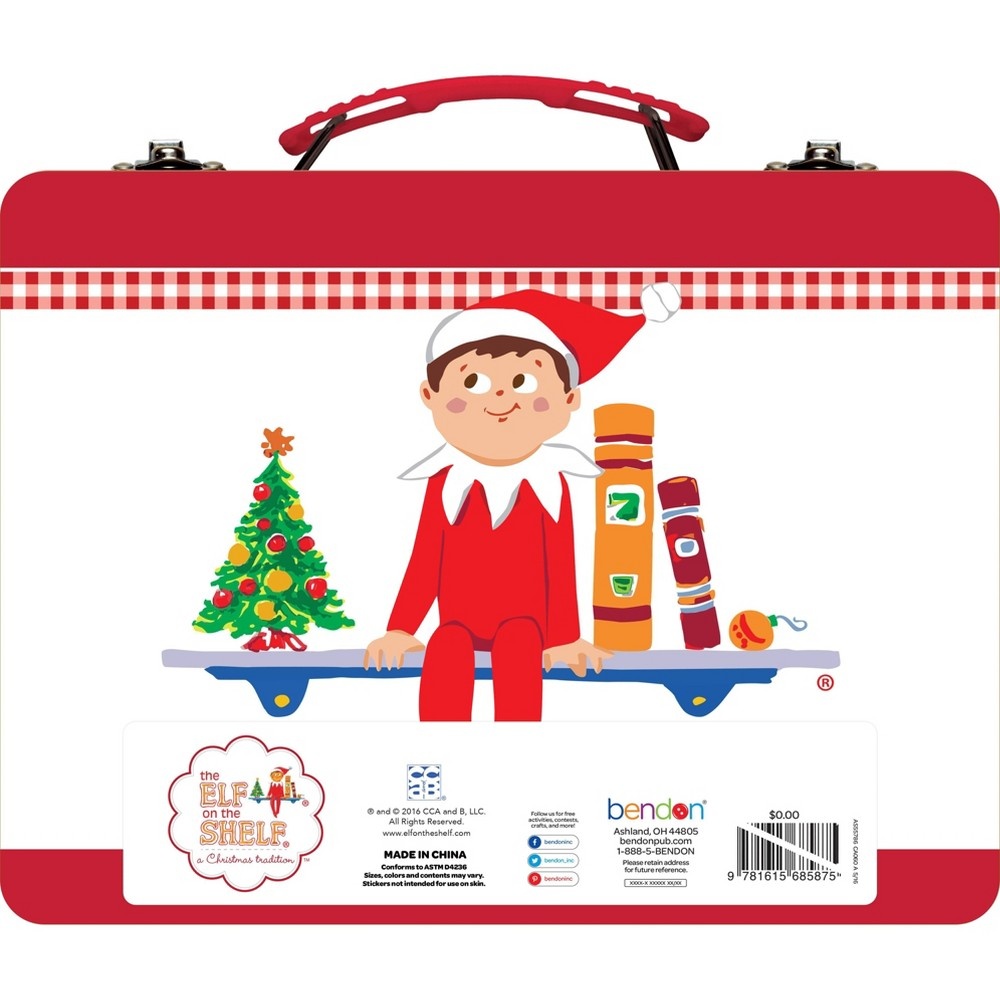 slide 2 of 3, Bendon Elf on the Shelf Activity Tin, 1 ct