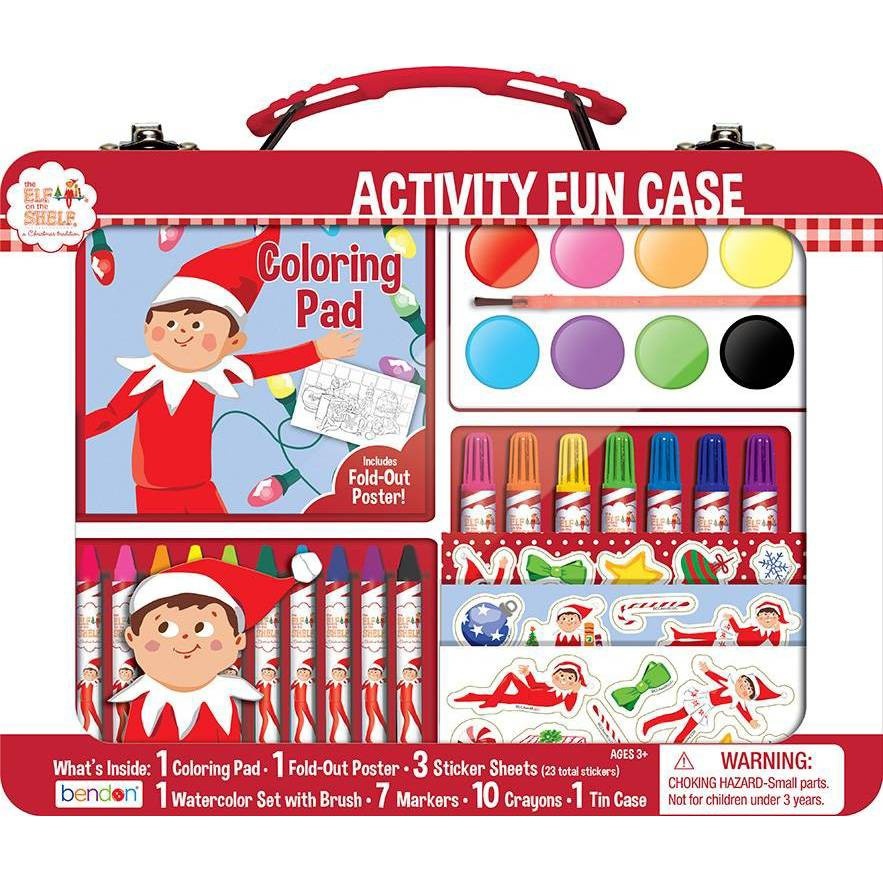 slide 1 of 3, Bendon Elf on the Shelf Activity Tin, 1 ct