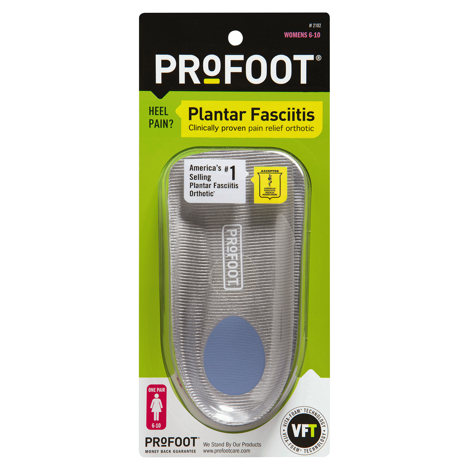 slide 1 of 1, ProFoot Orthotic 1 ea, 1 ct