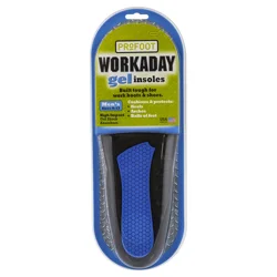 PROFOOT Workaday Gel Insoles, 1 pair.