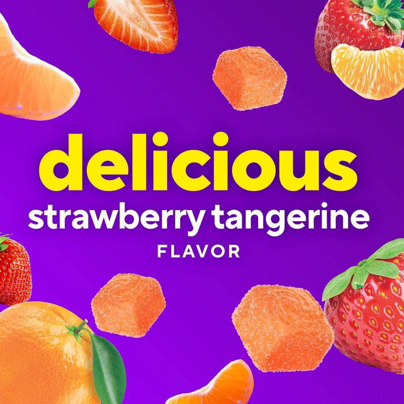 slide 8 of 10, Vitafusion Power Zinc Gummy Vitamin Immune Support - Strawberry Tangerine Flavored - 90ct, 90 ct