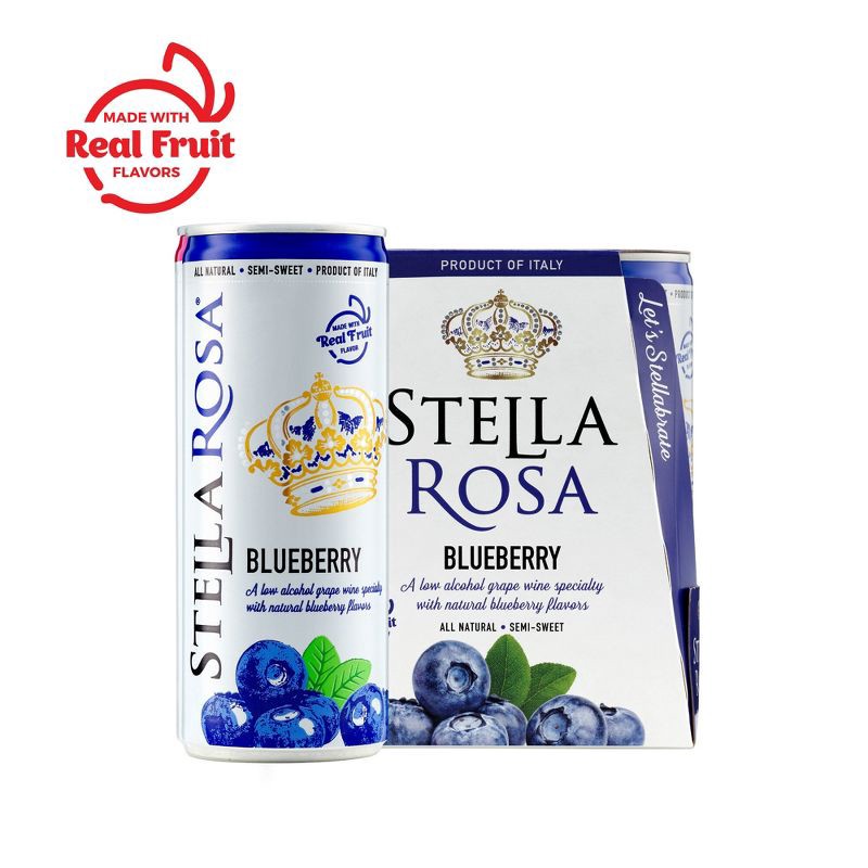 slide 2 of 11, Stella Rosa Blueberry Wine - 2pk/250ml Cans, 2 ct; 250 ml