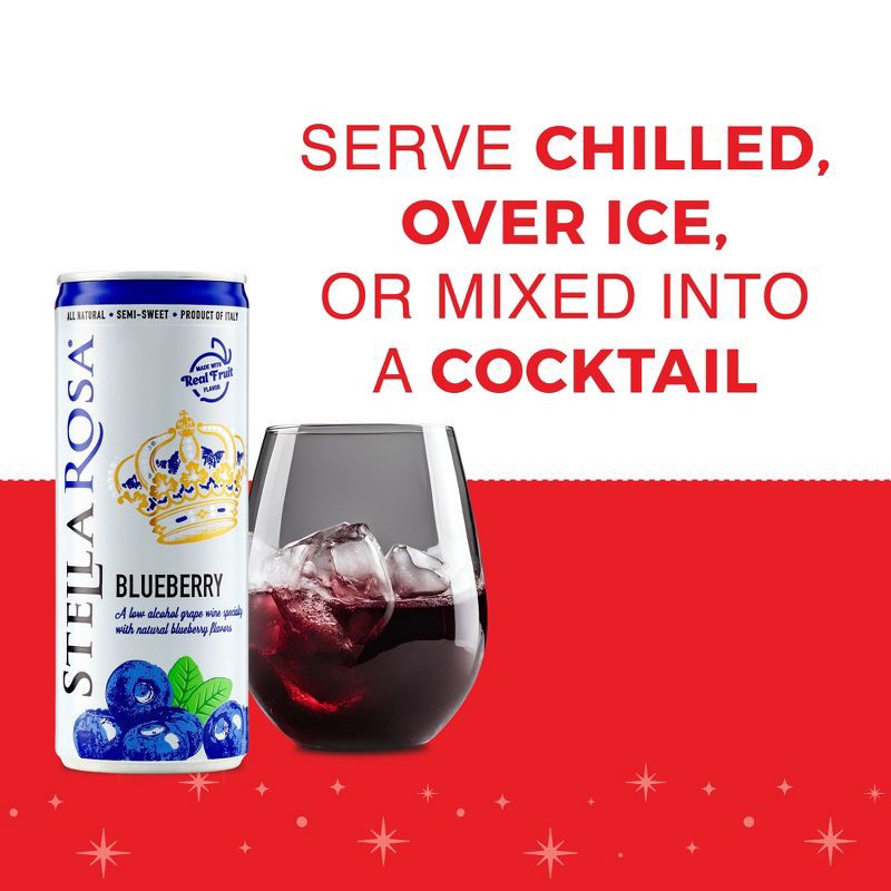 slide 8 of 11, Stella Rosa Blueberry Wine - 2pk/250ml Cans, 2 ct; 250 ml