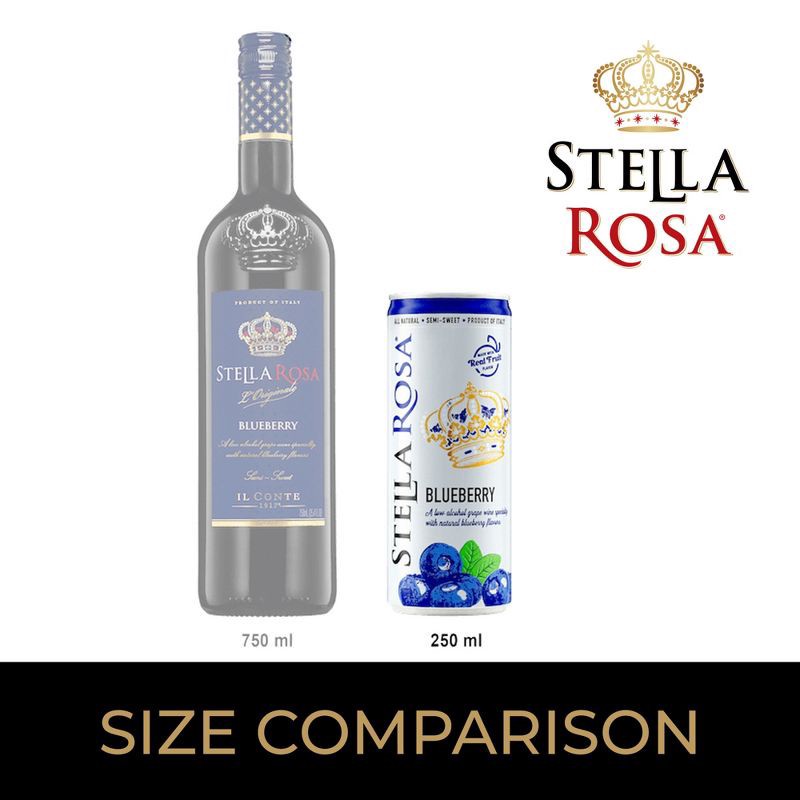 slide 11 of 11, Stella Rosa Blueberry Wine - 2pk/250ml Cans, 2 ct; 250 ml