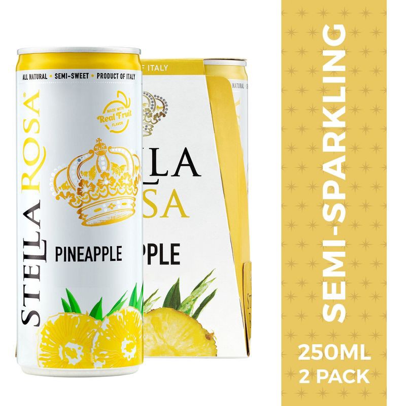 slide 2 of 8, Stella Rosa Pineapple Wine - 2pk/250ml Cans, 2 ct; 250 ml