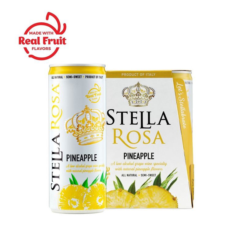 slide 2 of 11, Stella Rosa Pineapple Wine - 2pk/250ml Cans, 2 ct; 250 ml