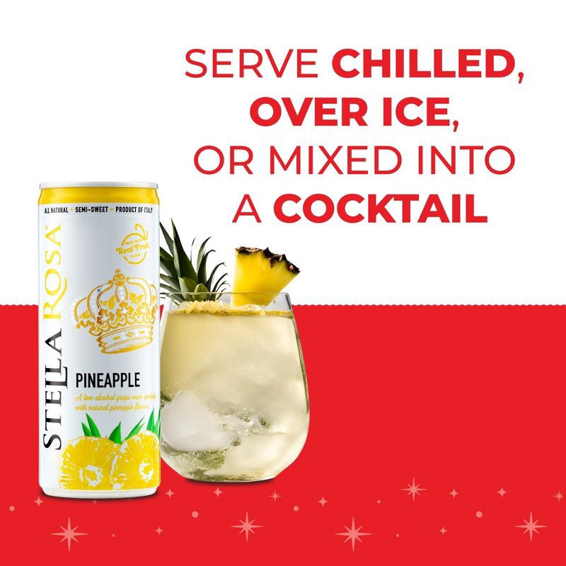 slide 8 of 11, Stella Rosa Pineapple Wine - 2pk/250ml Cans, 2 ct; 250 ml