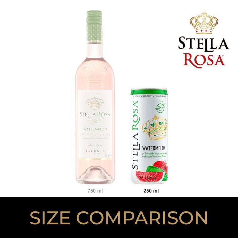 slide 11 of 11, Stella Rosa Watermelon Wine - 2pk/250ml Cans, 2 ct; 250 ml