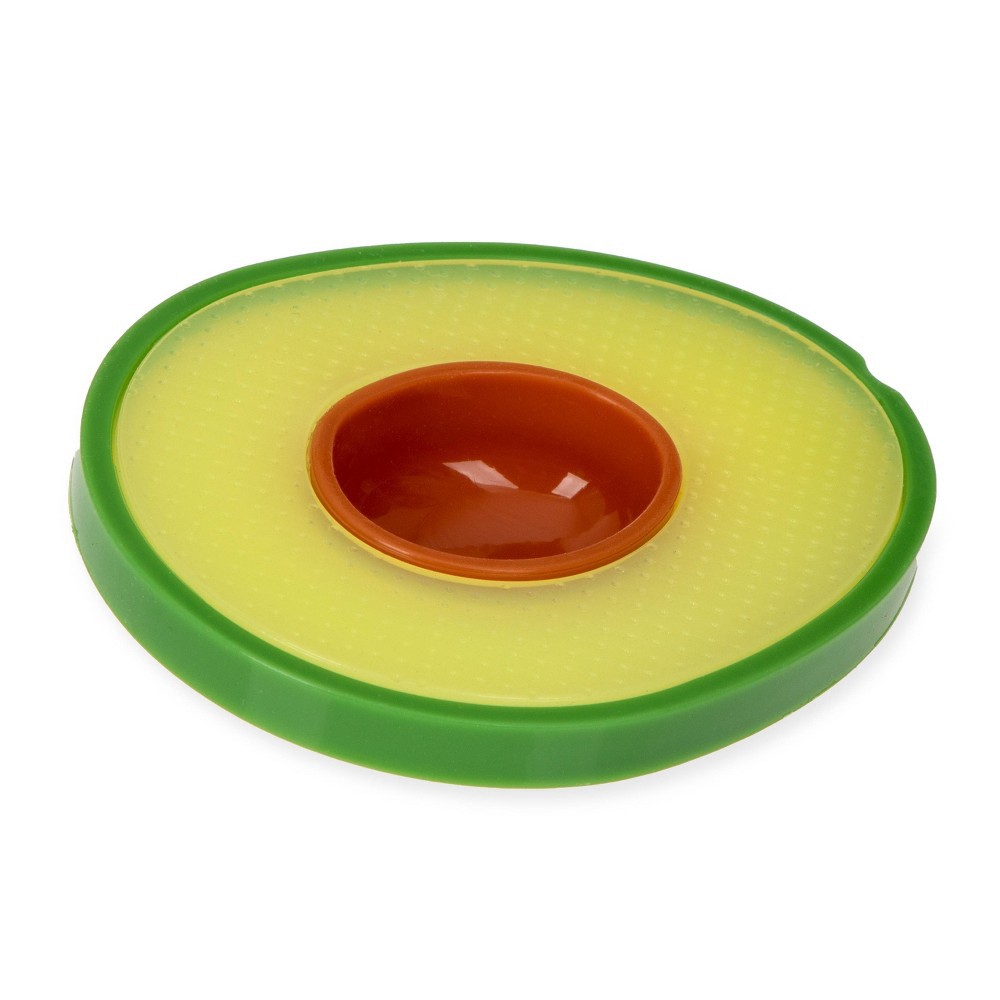 slide 3 of 4, Nuby Silicone Fruit Teether - Avocado, 1 ct