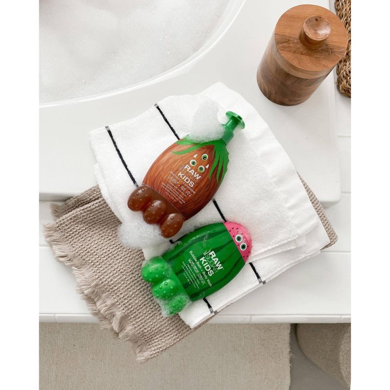 slide 4 of 4, Raw Sugar Kids' 2-in-1 Shampoo & Conditioner - Coconut + Aloe Vera - 12 fl oz, 12 fl oz