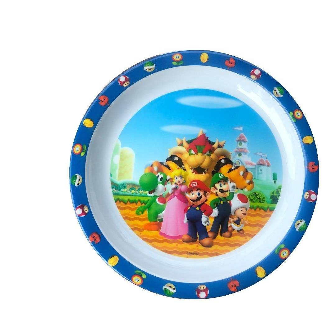 slide 1 of 1, Super Mario 8" Melamine Plate, 1 ct