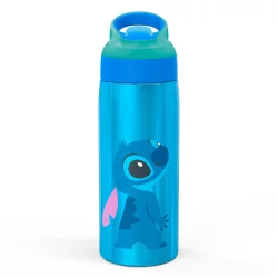 Lilo & Stitch, Stitch Emoji Stainless Steel Water Bottle