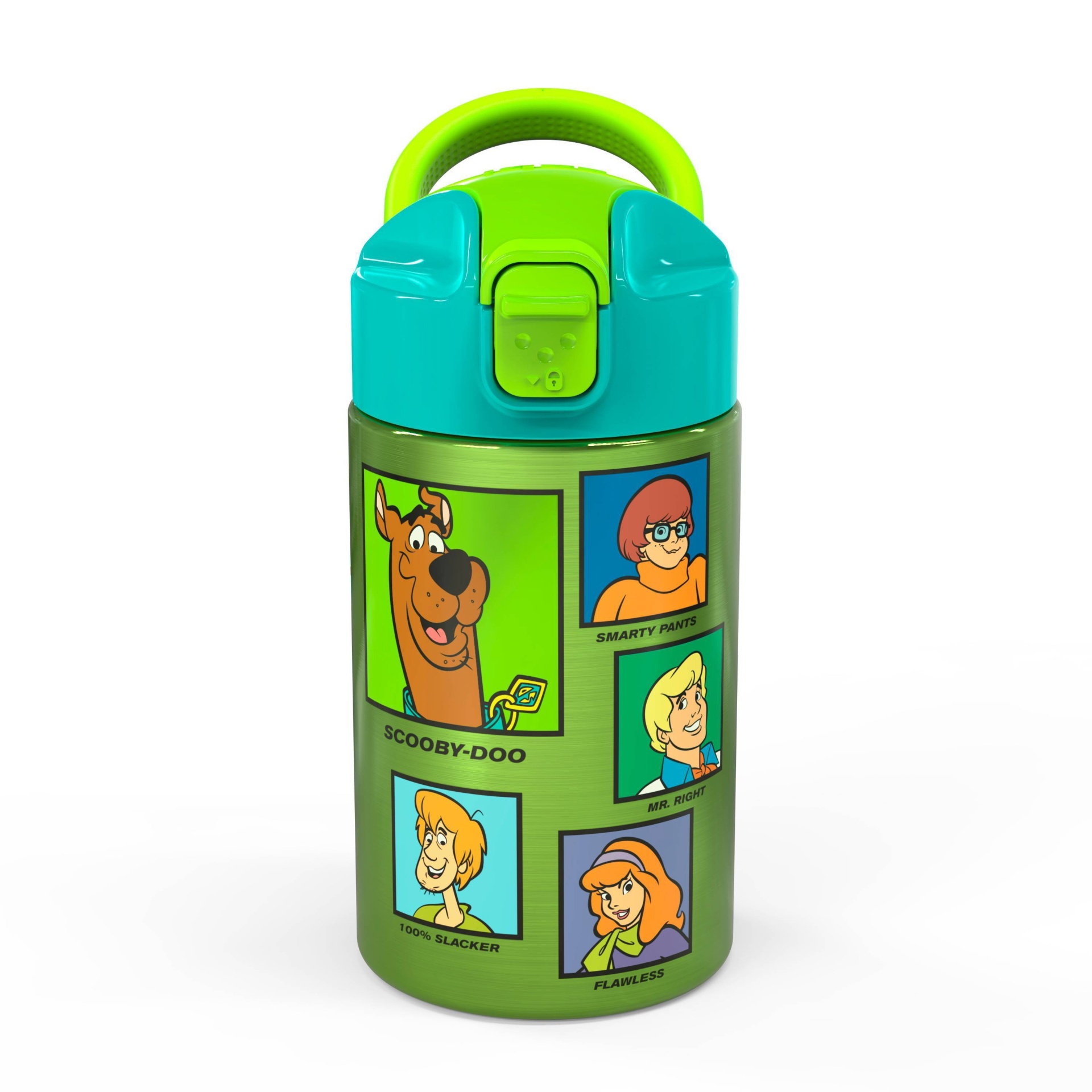 slide 1 of 4, Scooby-Doo Stainless Steel Valiant Water Bottle - Zak Designs, 14 oz