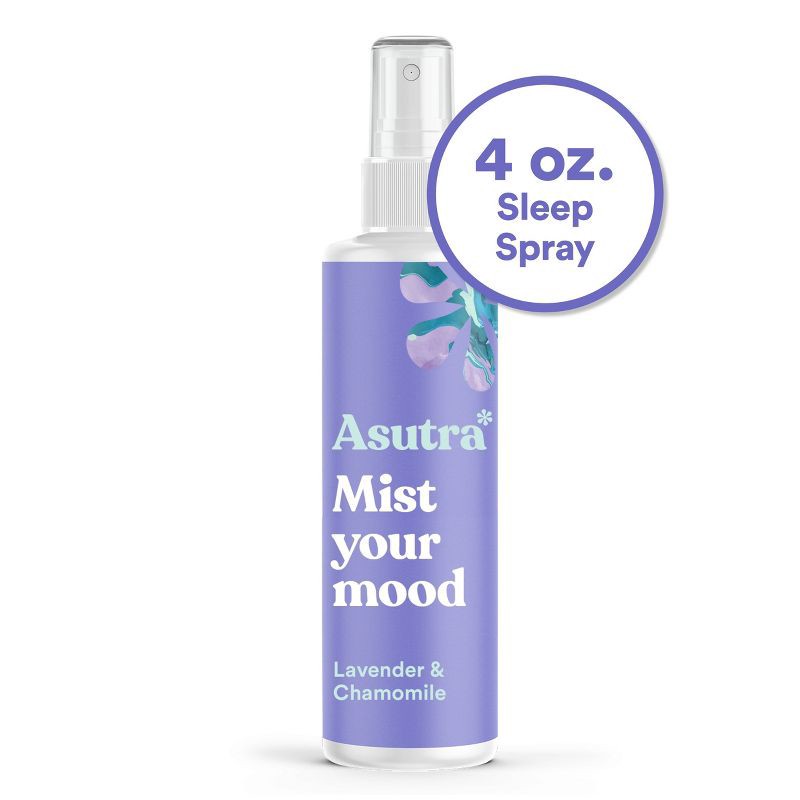 slide 1 of 6, Asutra Mist Your Mood Sleep & Room Spray with Lavender & Chamomile Essential Oils - 4 fl oz, 4 fl oz