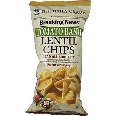 slide 1 of 1, The Daily Crave Lentil Chips - Tomato Basil, 5 oz