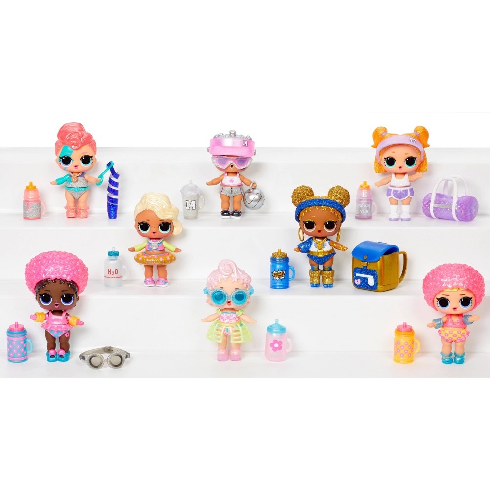 slide 3 of 6, L.O.L. Surprise! LOL Surprise All-Star Sports Series 4 Summer Games Sparkly Dolls with 8 Surprises, 1 ct