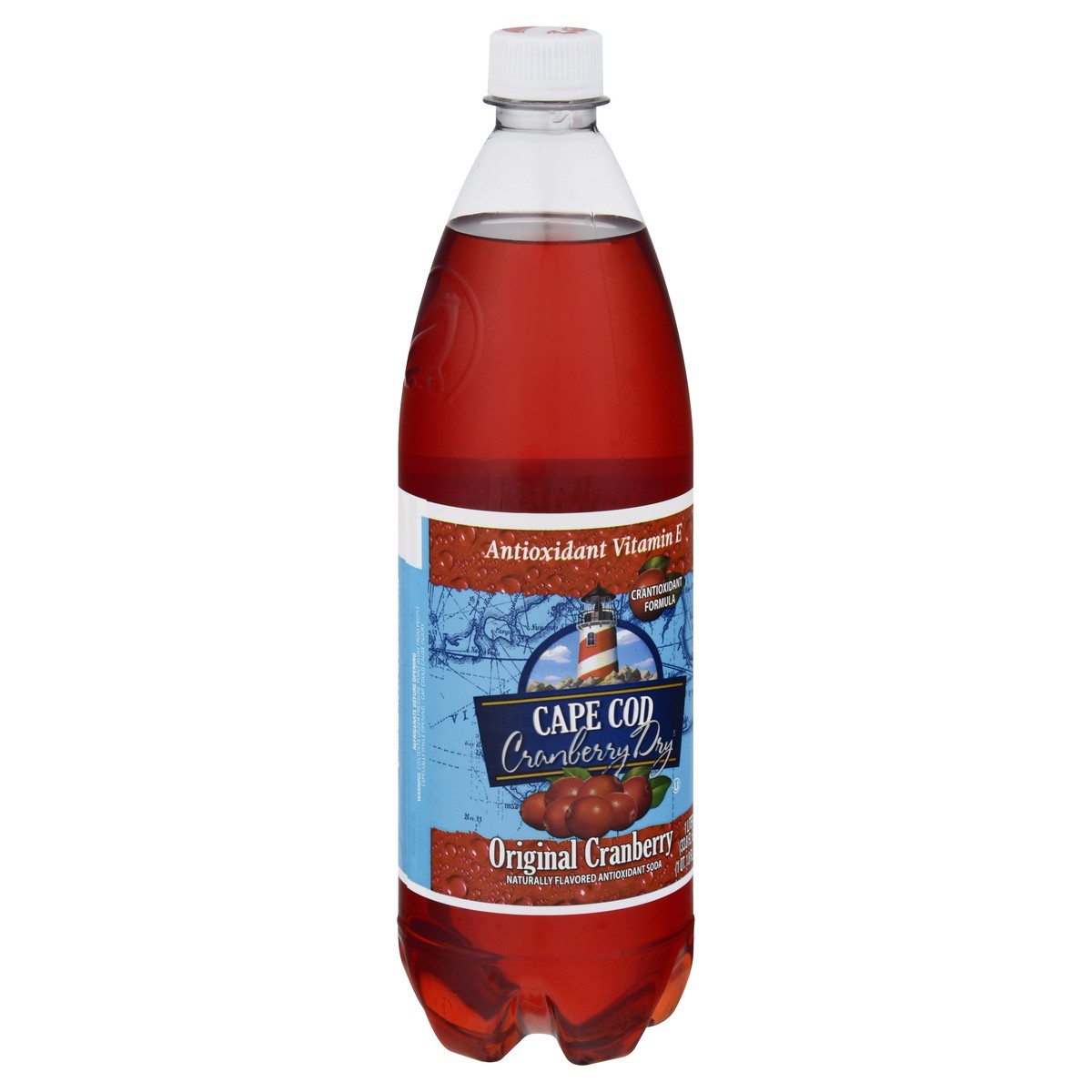 slide 7 of 10, Cape Cod Cranberry Dry Antioxidant Soda Original - 1 liter, 1 liter