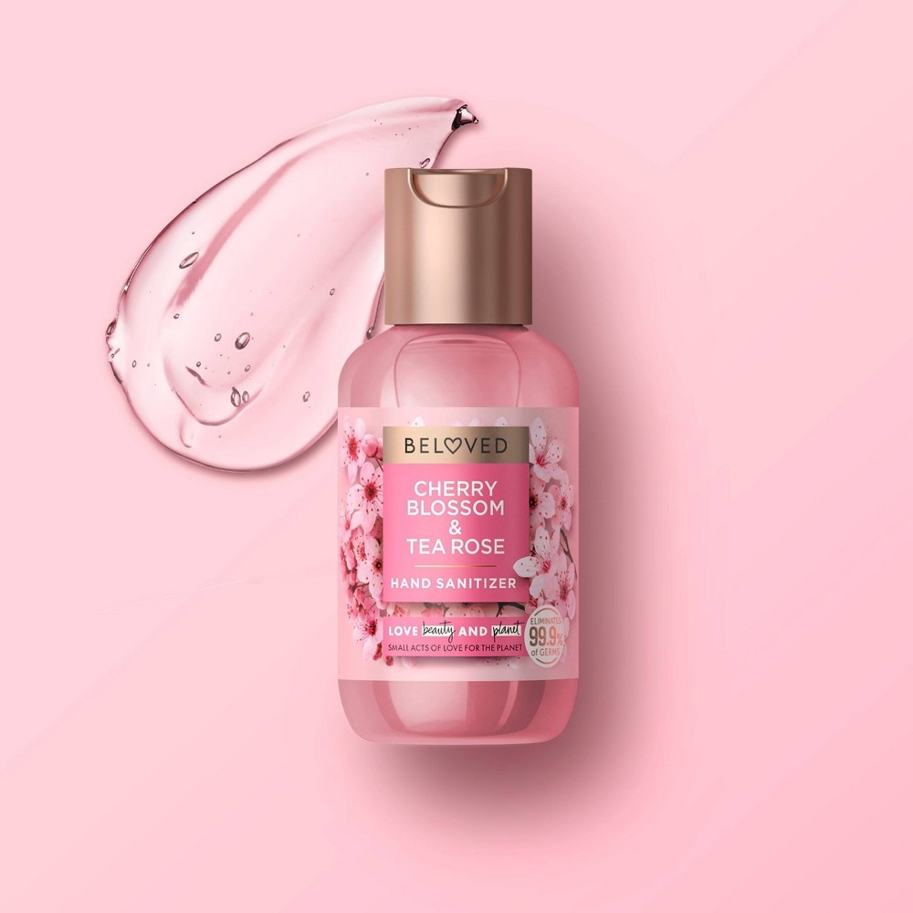slide 4 of 8, Beloved Cherry Blossom & Tea Rose Hand Sanitizer - 2 fl oz, 2 fl oz
