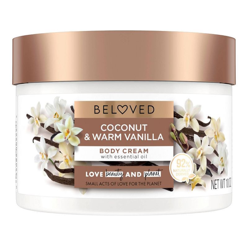 slide 2 of 10, Beloved Coconut & Warm Vanilla Body Cream 10oz, 10 oz