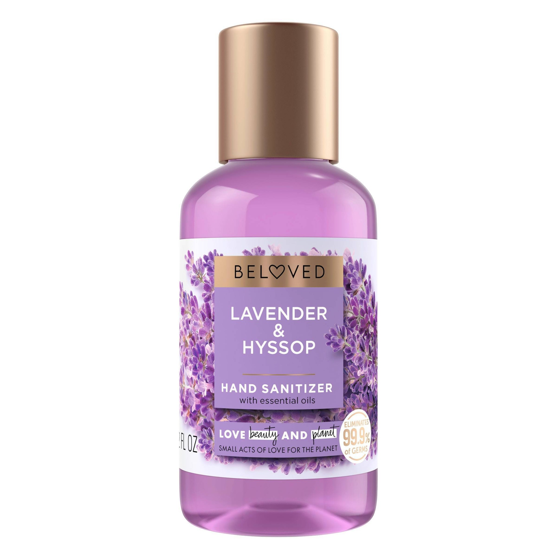 slide 1 of 8, Beloved Lavender & Hyssop Hand Sanitizer, 2 fl oz