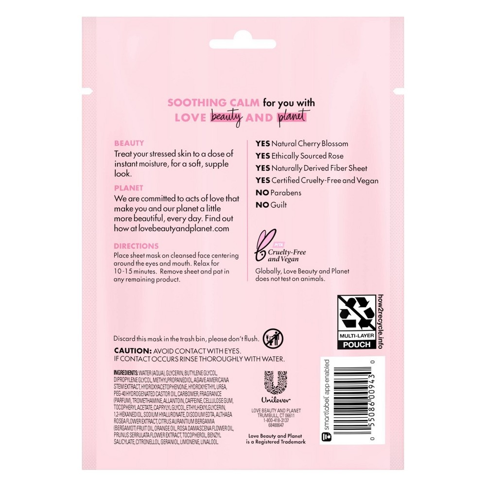 slide 2 of 6, Beloved Cherry Blossom & Tea Rose Face Mask - 0.91 fl oz, 0.91 fl oz