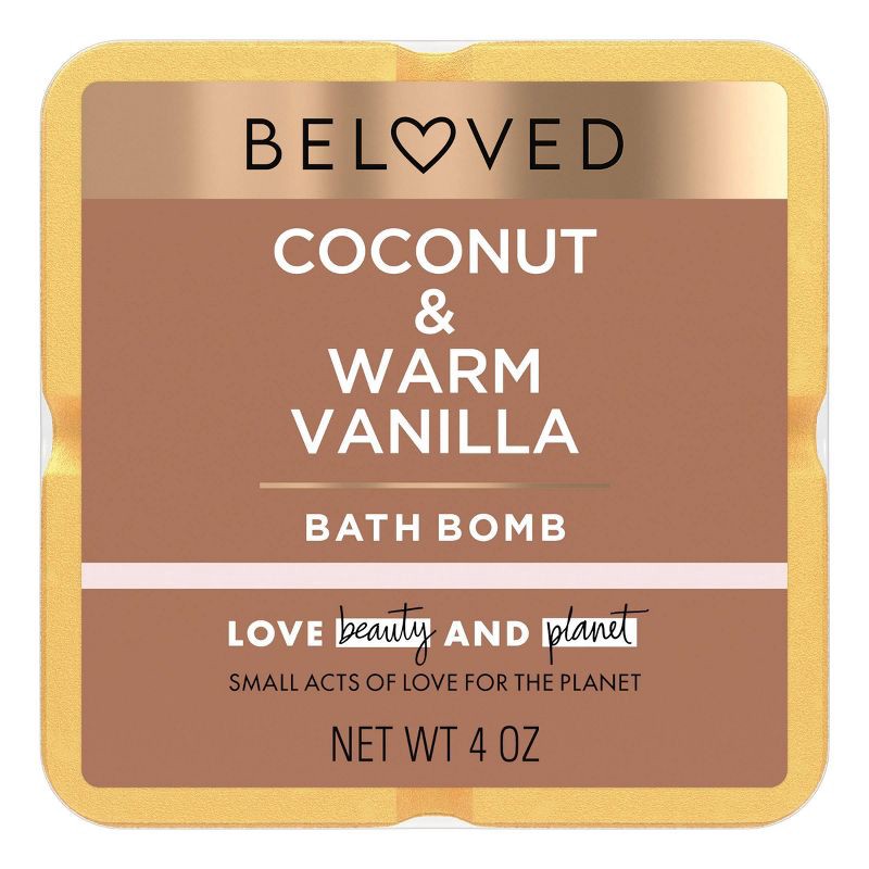 slide 2 of 8, Beloved Coconut & Warm Vanilla Bath Bomb - 1ct/4oz, 1 ct, 4 oz