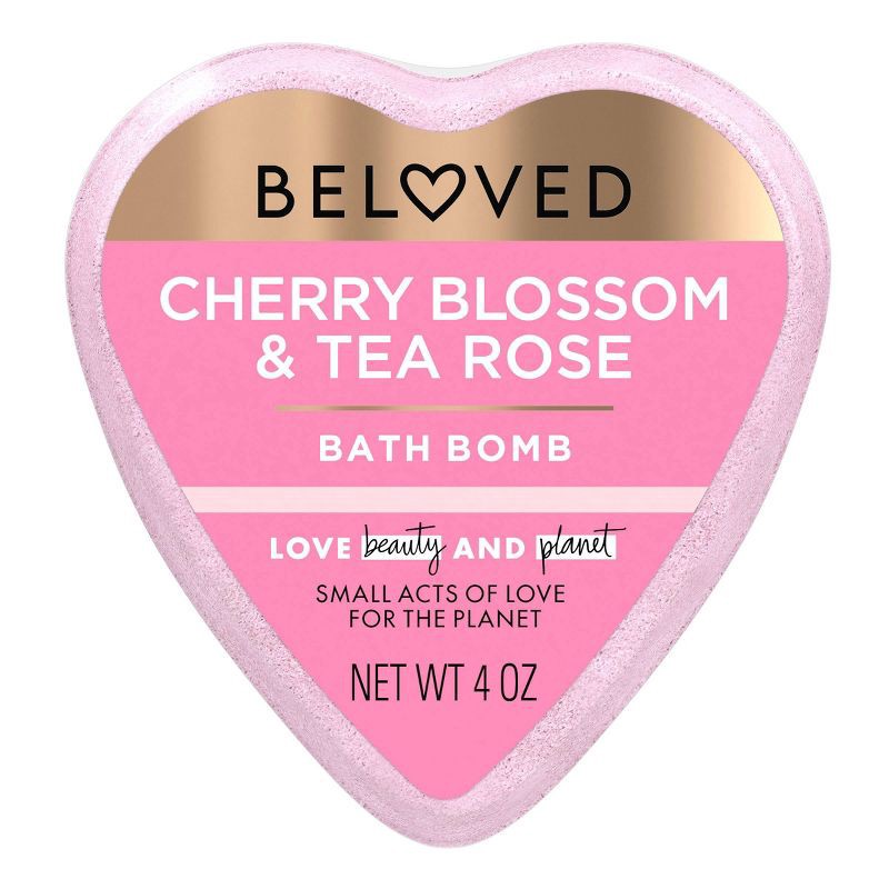 slide 2 of 8, Beloved Cherry Blossom & Tea Rose Bath Bomb - 1ct/4oz, 1 ct, 4 oz