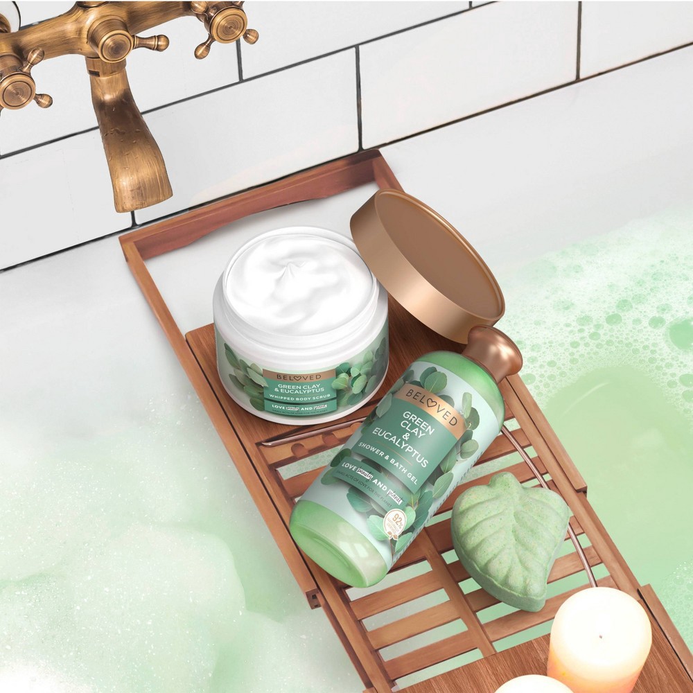 slide 6 of 8, Beloved Green Clay & Eucalyptus Shower & Bath Gel Body Wash - 11.8 fl oz, 11.8 fl oz