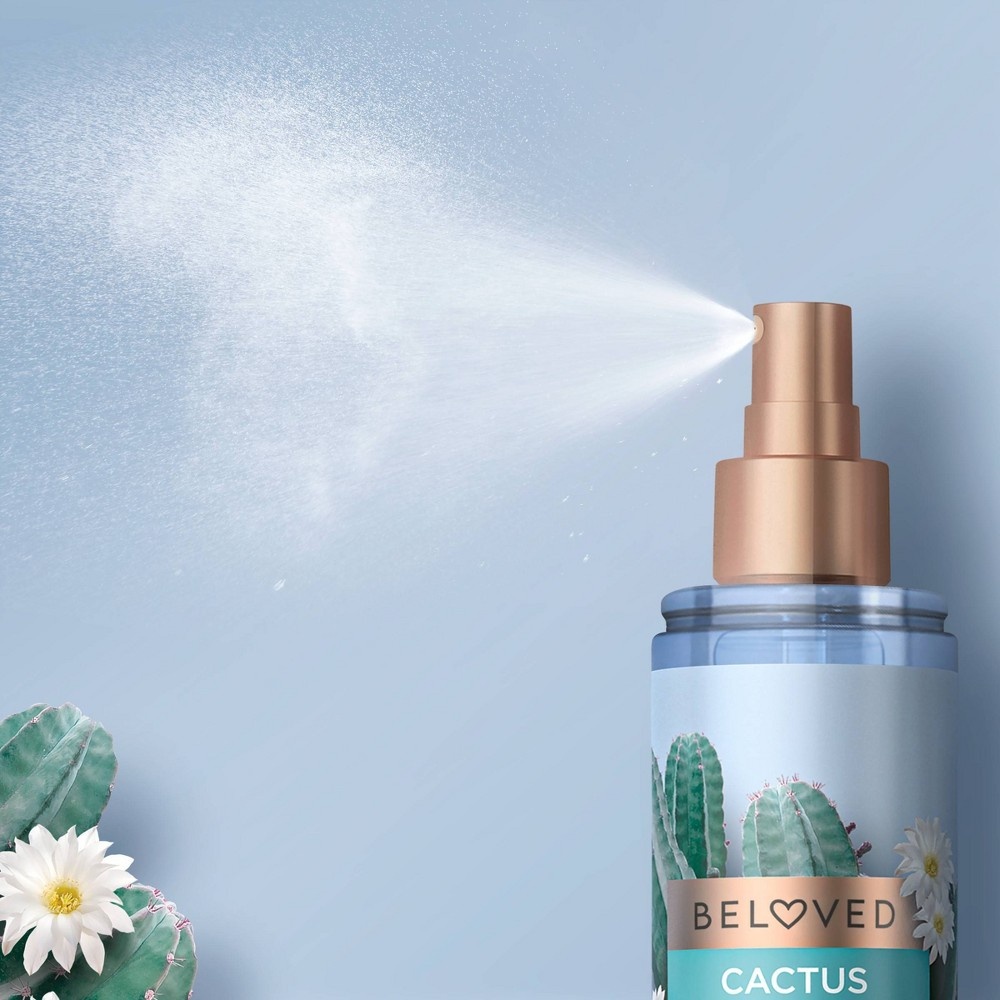 slide 5 of 8, Beloved Cactus Flower & Basil Body Mist, 8 fl oz