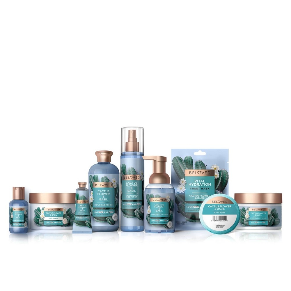 slide 8 of 8, Beloved Cactus Flower & Basil Body Mist, 8 fl oz